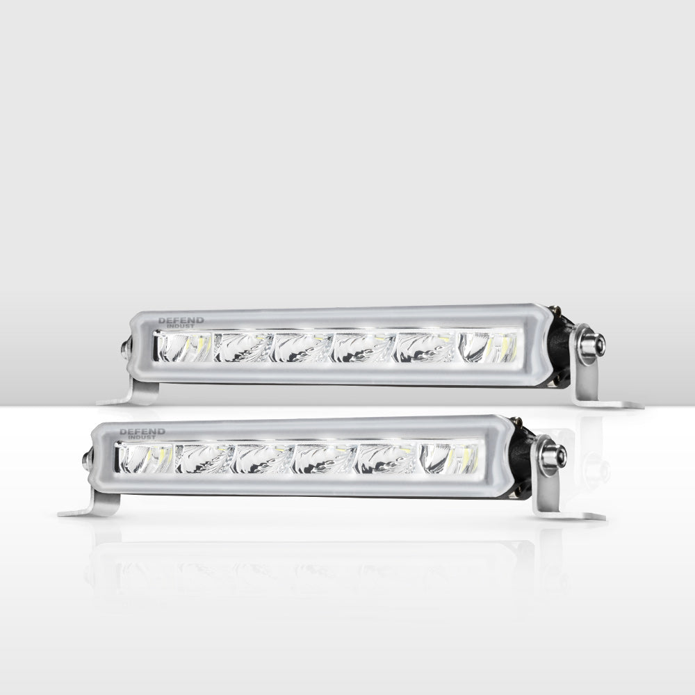 Pair 7inch Osram LED Work Light Bar 1Lux @ 150m 2,000 Lumens – defendindust